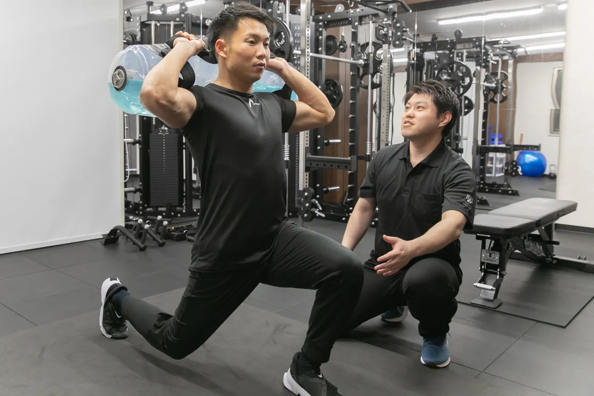 トレーニングを受けている様子